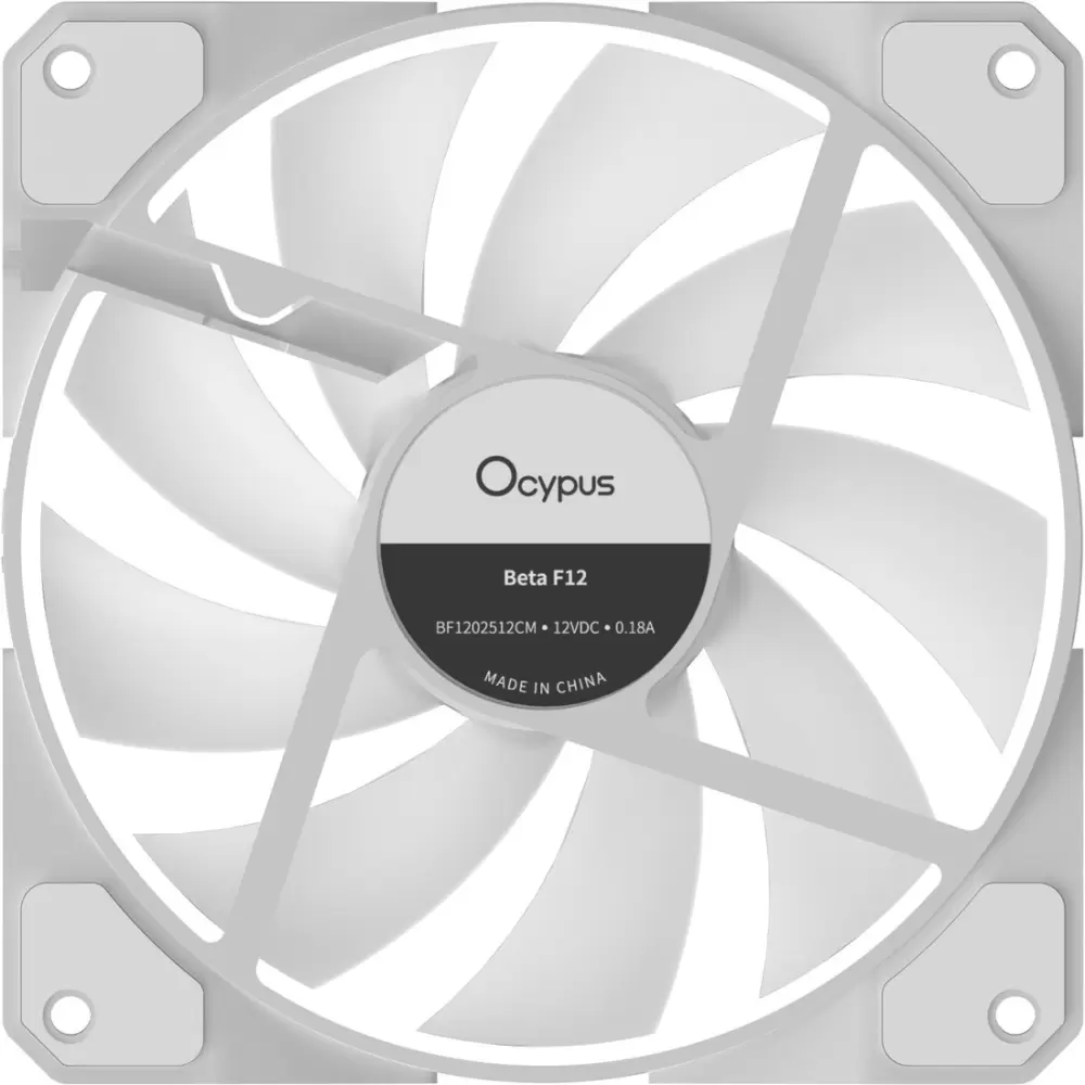 Вентилятор для корпуса Ocypus Beta F12 WH ARGB Reverse Blade Beta-F12-WH1AM01X-GL фото