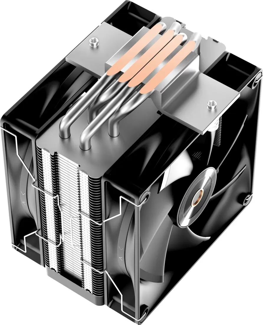 Кулер для процессора Ocypus Delta A40 Elite BK Dual FAN Delta-A40-BK2NNWN00X-GL фото