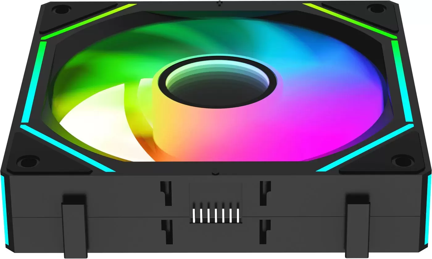 Комплект вентиляторов для корпуса Ocypus Gamma F12 Uni BK ARGB Reverse Blade 3IN1 фото