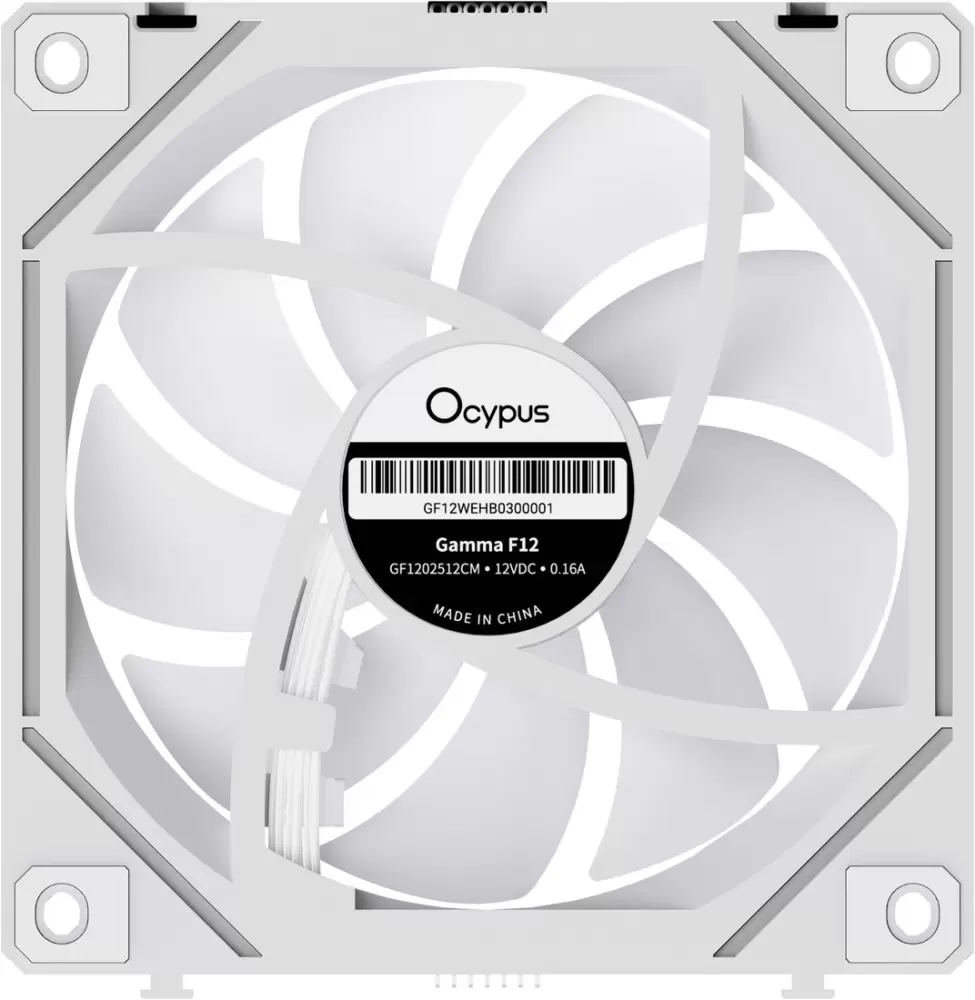 Комплект вентиляторов для корпуса Ocypus Gamma F12 Uni WH ARGB Reverse Blade 3IN1 фото