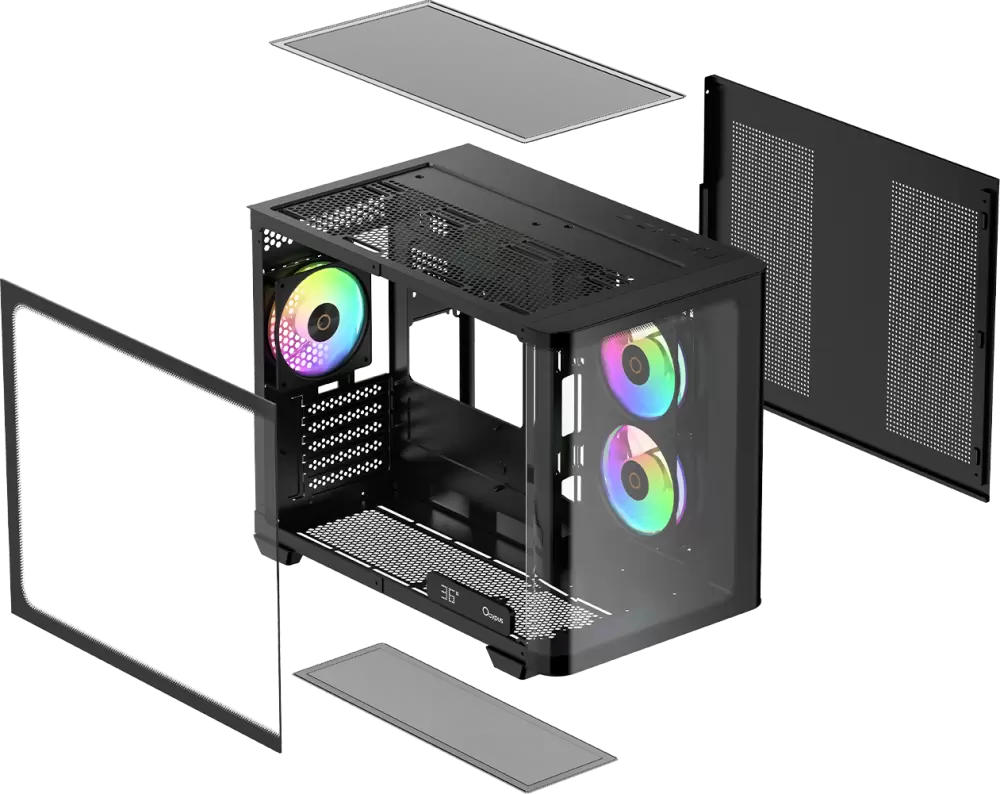 Корпус Ocypus Iota C50 Curve ARGB (Iota-C50-BKD300CD-GL) фото