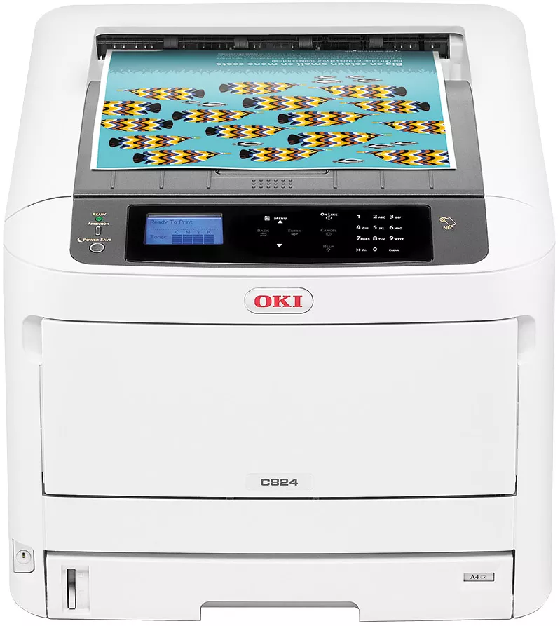 Светодиодный принтер OKI C824n фото