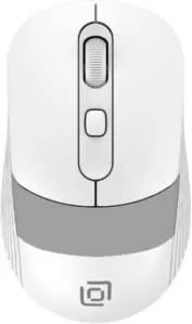 Oklick 310MW (белый/серый)