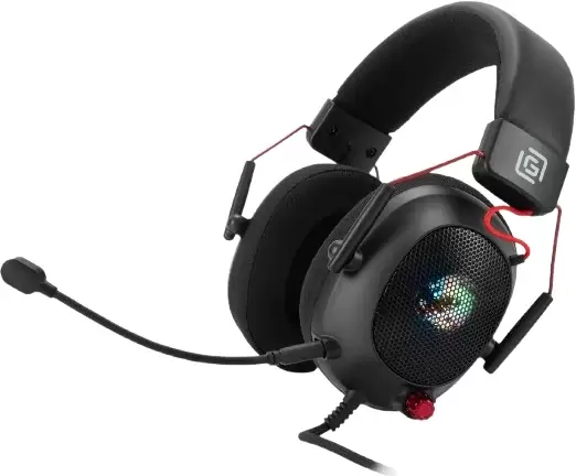 Oklick HS-L305G (черный/красный)