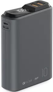 Портативное зарядное устройство Olmio QS-10 10000mAh Gray фото