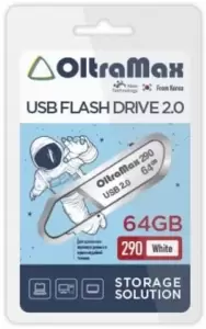 USB Flash OltraMax 290 64GB (белый) фото