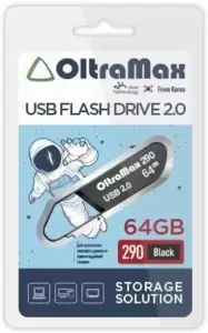 USB Flash OltraMax 290 64GB (черный) фото