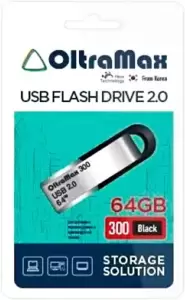 USB Flash Oltramax 300 64GB (черный) фото