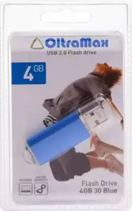 USB Flash OltraMax 30 4GB (синий) фото