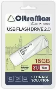 USB Flash Oltramax 310 16GB (белый) фото