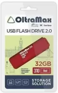 USB Flash Oltramax 310 32GB (красный) фото