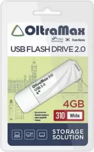 USB Flash Oltramax 310 4GB (белый) фото