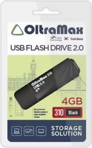 USB Flash Oltramax 310 4GB (черный) фото