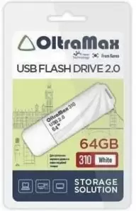 USB Flash Oltramax 310 64GB (белый) фото