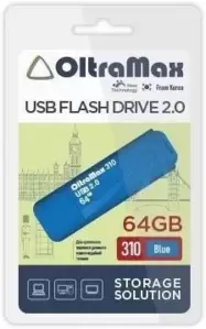 USB Flash Oltramax 310 64GB (синий) фото