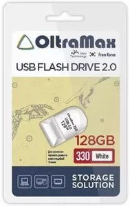 USB Flash OltraMax 330 128GB (белый) фото