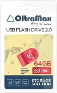 USB Flash OltraMax 330 64GB (красный) фото