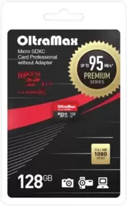 Oltramax Premium Series microSDXC 64GB OM128GCSDXC10UHS-1-PRU3 W