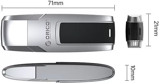USB Flash Orico U3S-C 128GB U3S-C-A128G-SV-BP фото 2