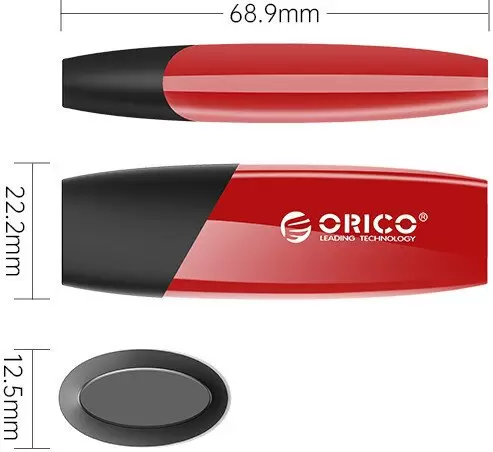 USB Flash Orico U3S-S 64GB U3S-S-A64G-RD-BP фото 2