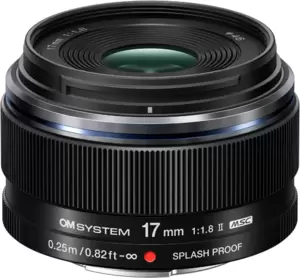 Объектив Olympus M.Zuiko Digital 17mm f/1.8 II (черный)