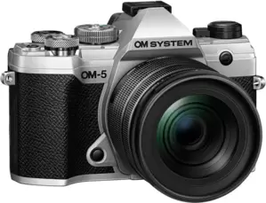 Фотоаппарат Olympus OM-5 Kit 12-45mm (серебристый) фото