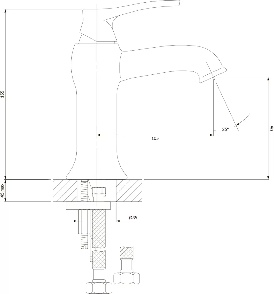 Смеситель Omnires Art Deco AD5110CR фото