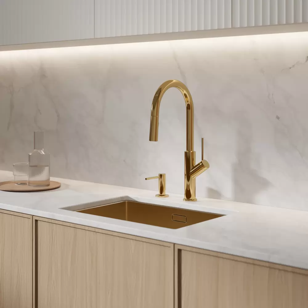 Смеситель Omnires Bend BE6455GL фото