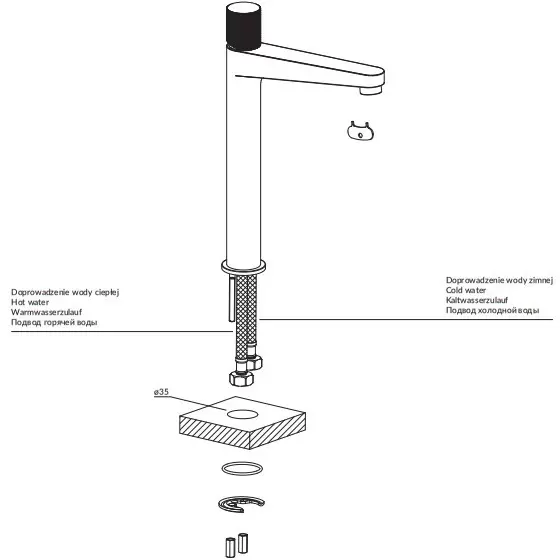 Смеситель Omnires Contour CT8012CR фото
