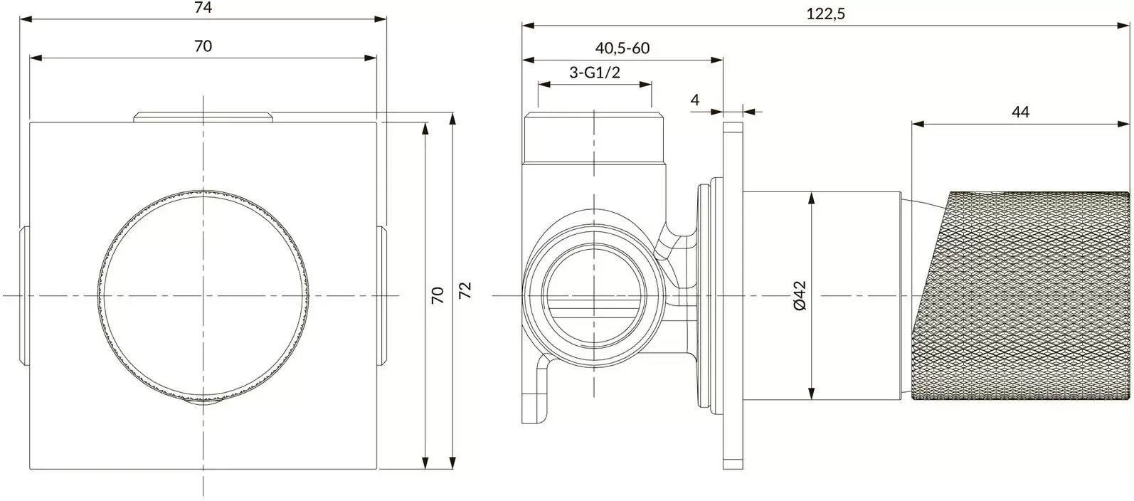 Смеситель Omnires Contour CT8045CR фото