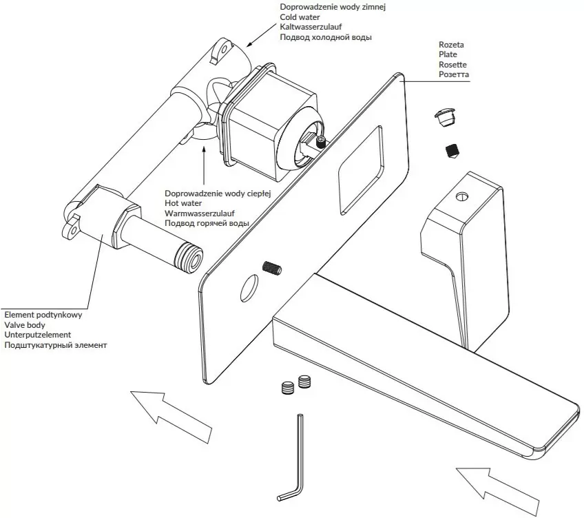 Смеситель Omnires Parma PM7415GR фото