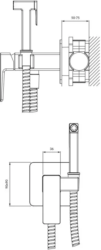 Смеситель Omnires Parma SYSPMBI2CR фото