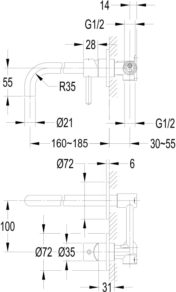 Смеситель Omnires Y Y1215HGR фото