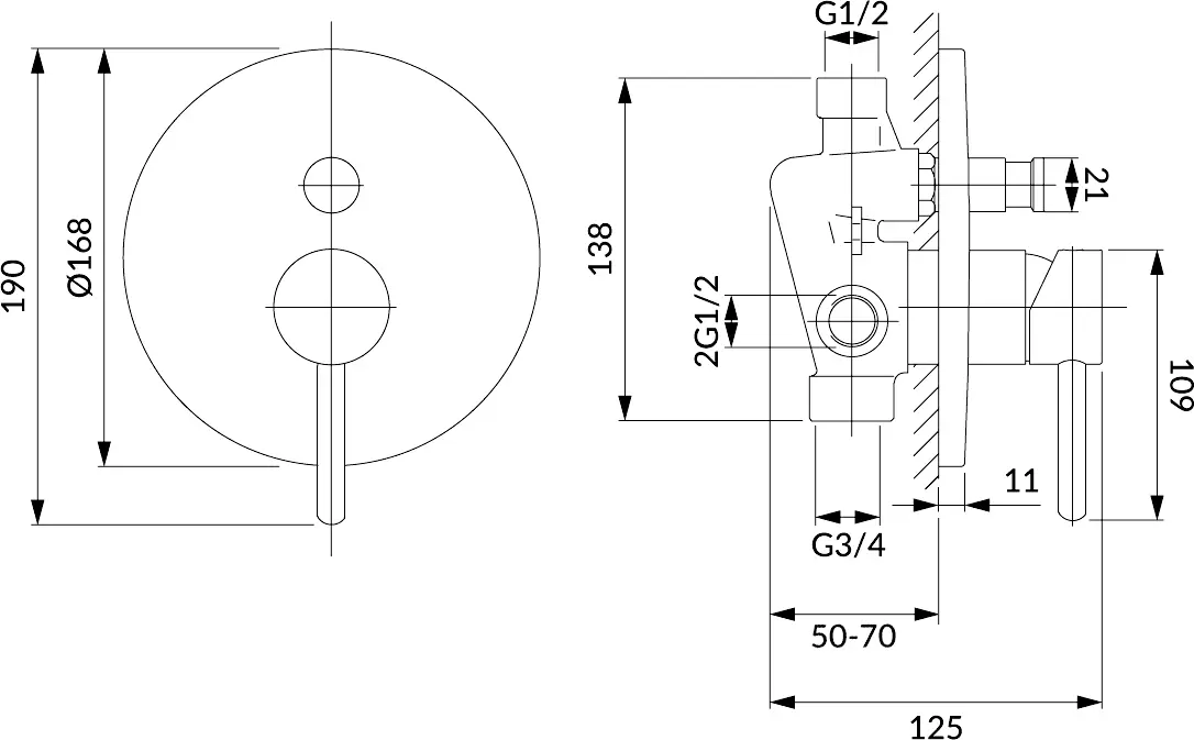Смеситель Omnires Y Y1235NI фото