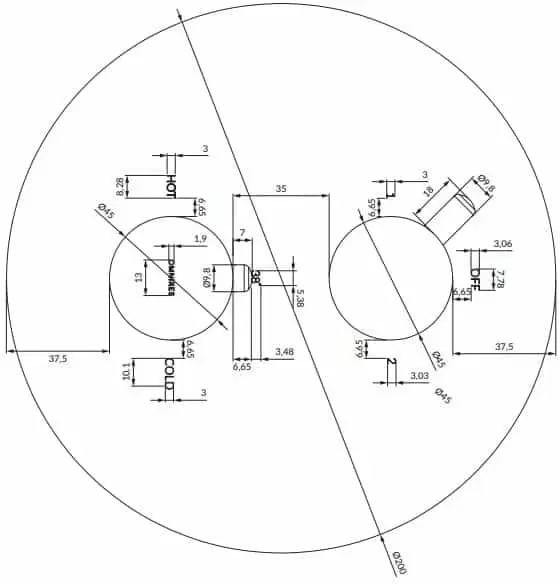 Смеситель Omnires Y Y1236ROBL фото