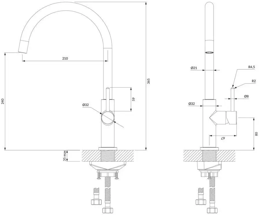 Смеситель Omnires Y Y1251GLB фото