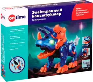 Конструктор электромеханический On Time Трицератопс / 45197 фото