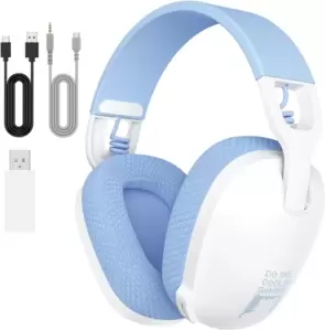 Наушники Onikuma B2 (белый/голубой) icon