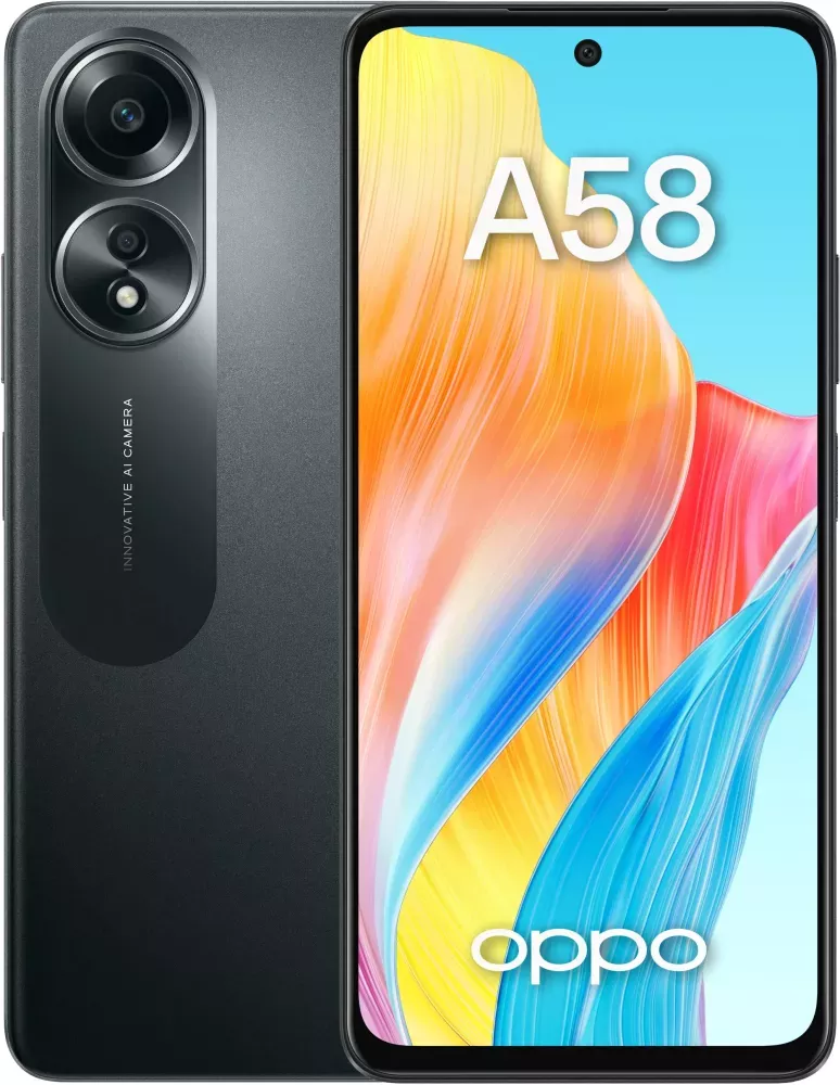 Oppo A58 CPH2577 6GB/128GB черный (международная версия)