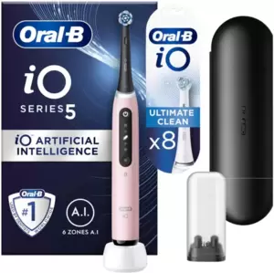 Электрическая зубная щетка Oral-B iO 5 (magnetic pink) фото