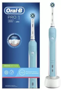 Электрическая зубная щетка Oral-B Pro 1 500 Cross Action D16.513.1U фото