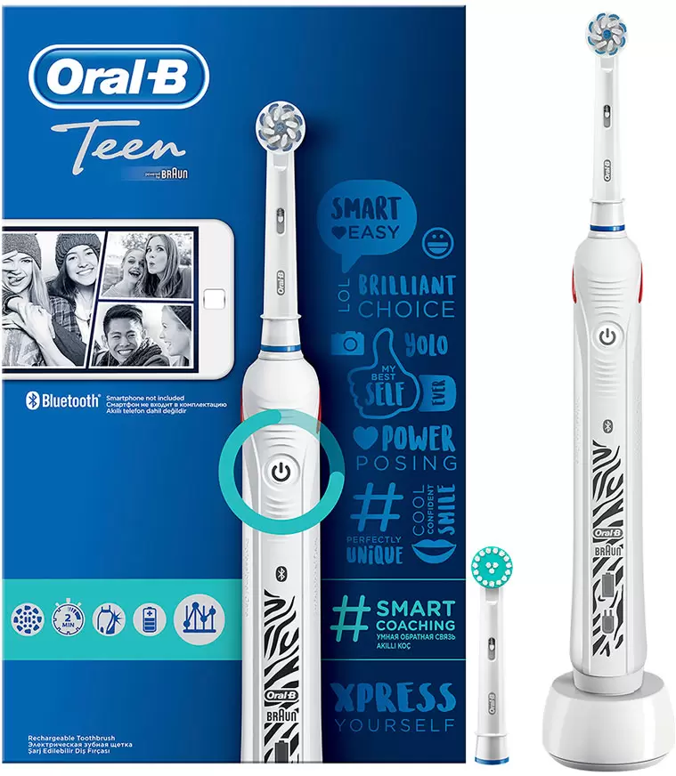 Oral-B Smart 4 4000N Teen D601.523.3 (белый)
