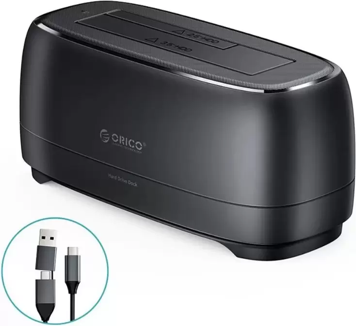 Бокс для накопителей Orico DD18C3-EU-BK-BP (черный) фото