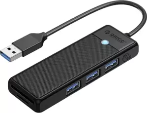 USB-хаб Orico PAPW3AT-U3-015-BK-EP (черный) фото