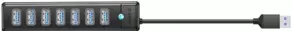 USB-хаб Orico PW7U-U3-10-BK-EP фото
