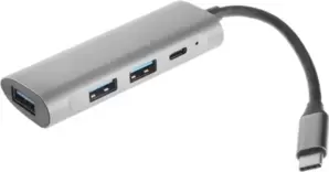 USB-хаб ORIENT CU-325 (серебристый) фото