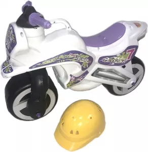 Беговел детский Orion Toys Motorcycle 7 со шлемом 11-007 white icon
