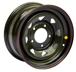 Диск стальной ORW Toyota Hilux 2.5D, 3.0D 6x139,7 8x16 ET10 D110 (черный, треуг. мелкий) фото