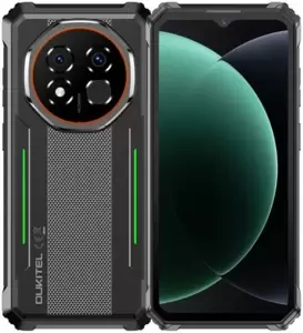 Oukitel G6 8GB/256GB (черный/зеленый) фото