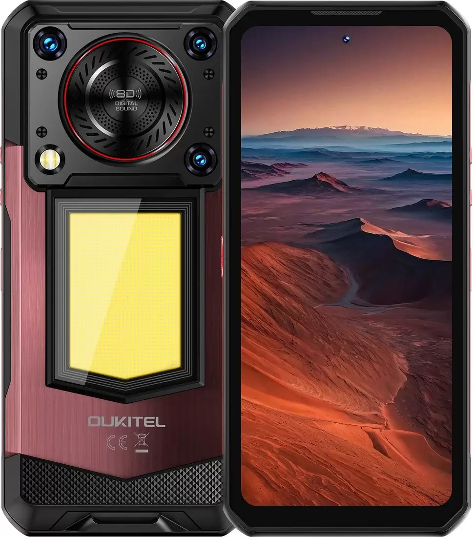 Oukitel WP56 8GB/256GB (черный/красный)